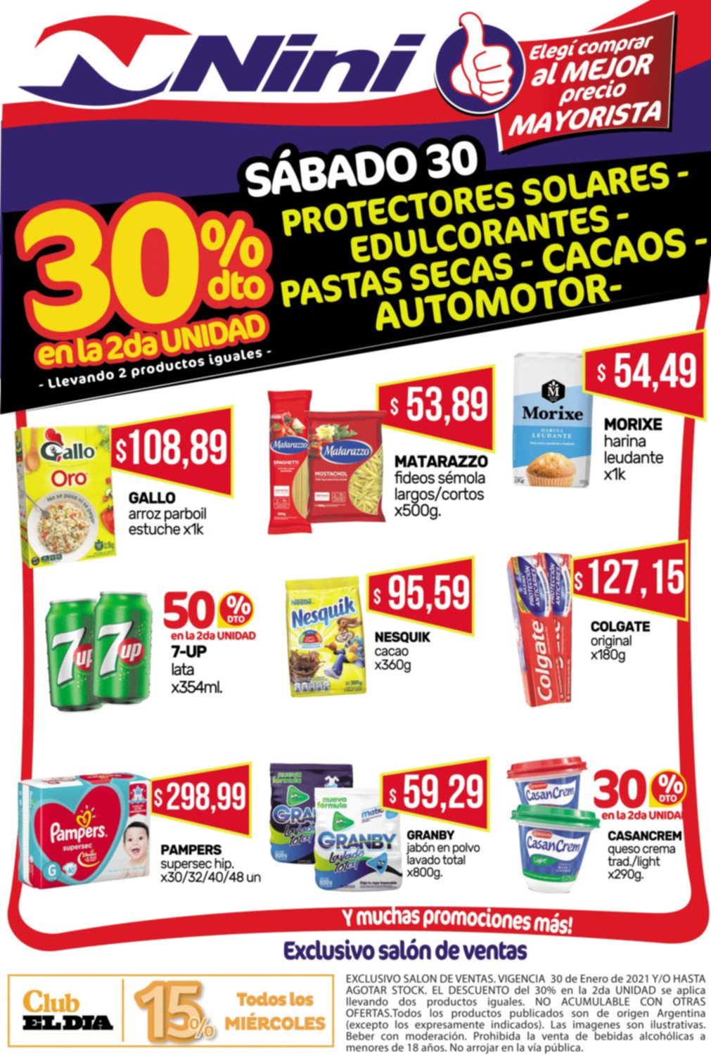 Aprovechá a comprar al mejor precio mayorista y con 15% de descuento