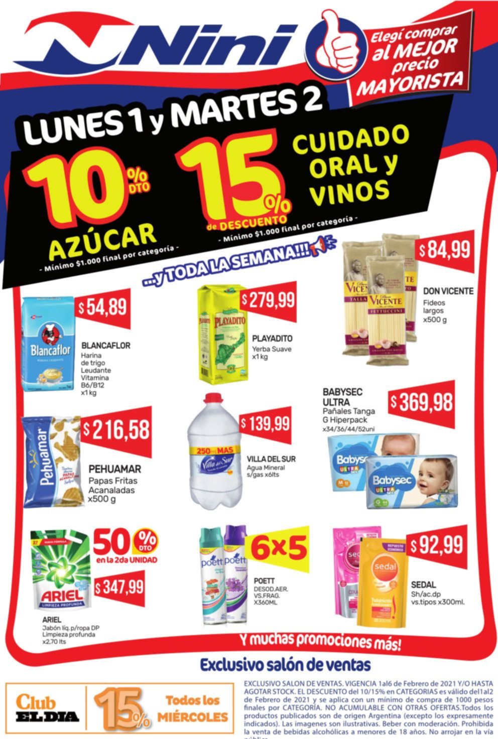 Aprovechá a comprar al mejor precio mayorista y con 15% de descuento