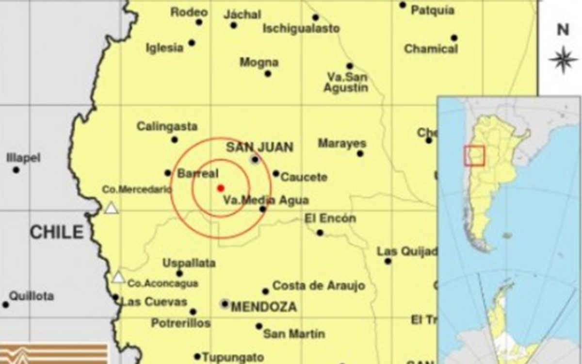 Nuevo sismo en San Juan este domingo: 5.2 en la escala de Ritcher