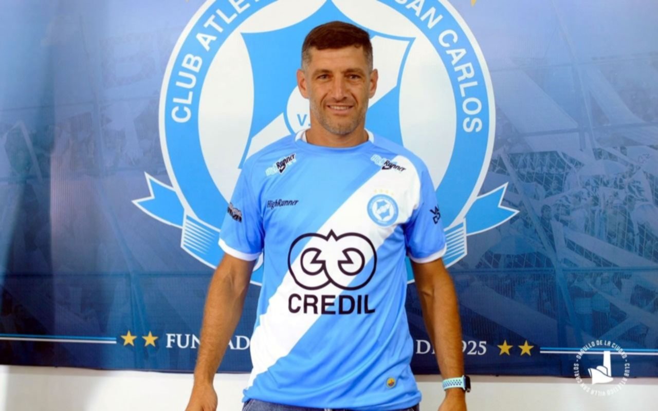 Lucas Licht fue presentado oficialmente como el segundo refuerzo de Villa San Carlos