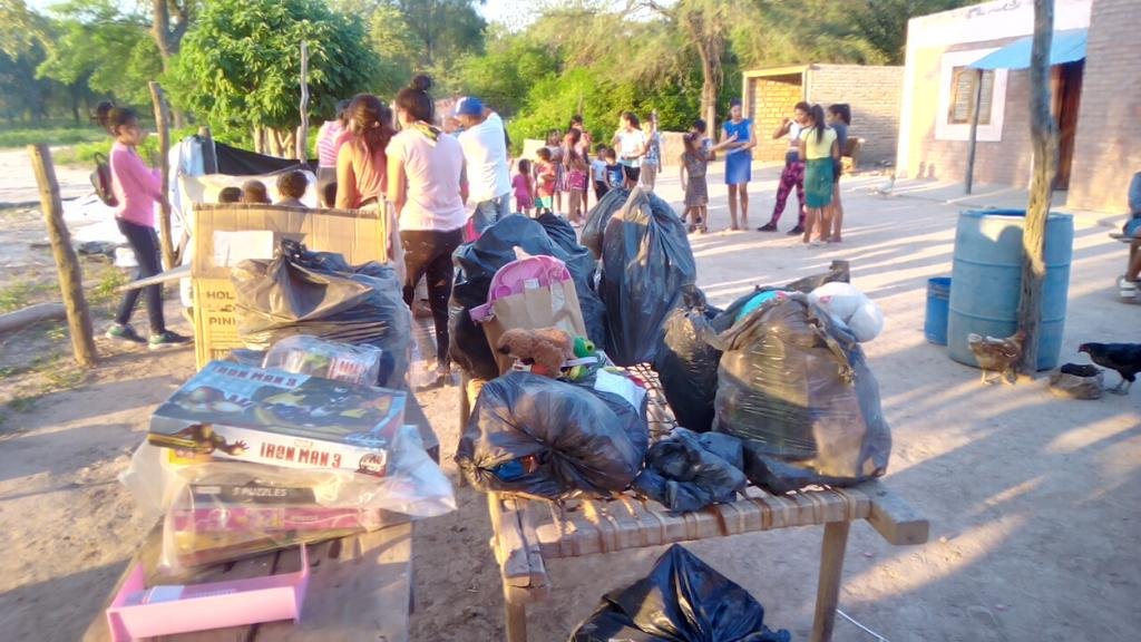 Un paraje santiagueño recibió ayuda platense