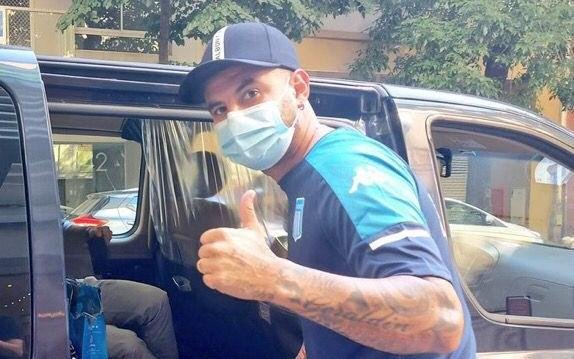 Cardona no se pudo entrenar en Racing por el coronavirus