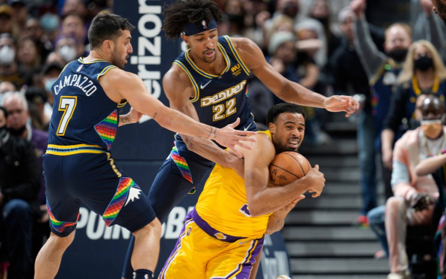 Campazzo volvió a lucirse en la NBA, esta vez en la victoria ante los Lakers
