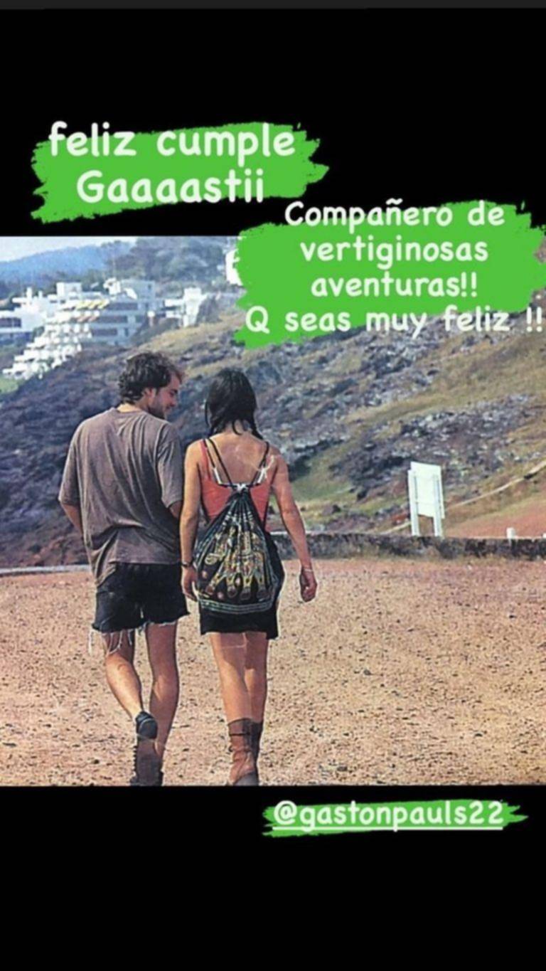 El tierno saludo de Dupláa para su ex, Gastón Pauls