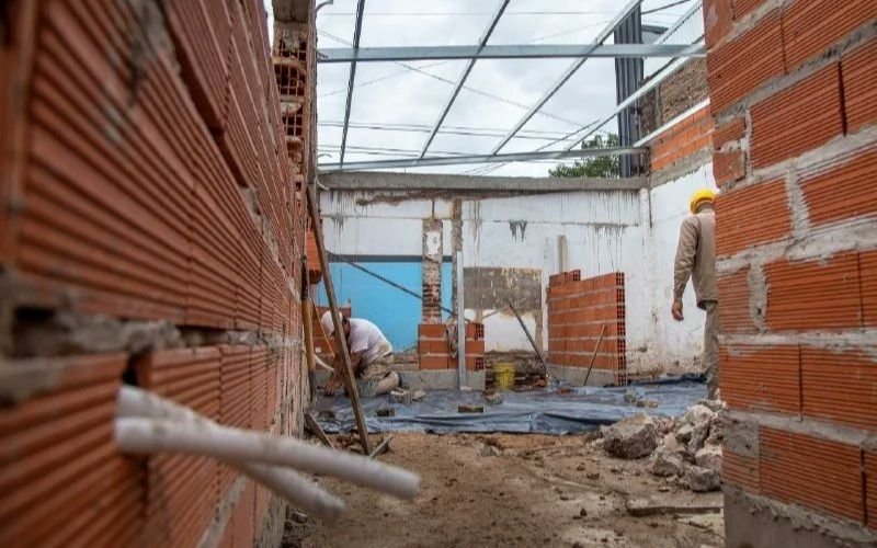 Construcción de sala maternal en Escuela Secundaria N 16