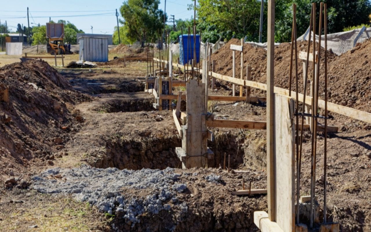 Avanza la construcción del Centro Cívico, cultural y recreativo de Gutiérrez