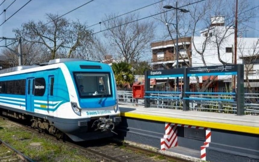 Un hombre fue embestido por el tren en Ezpeleta