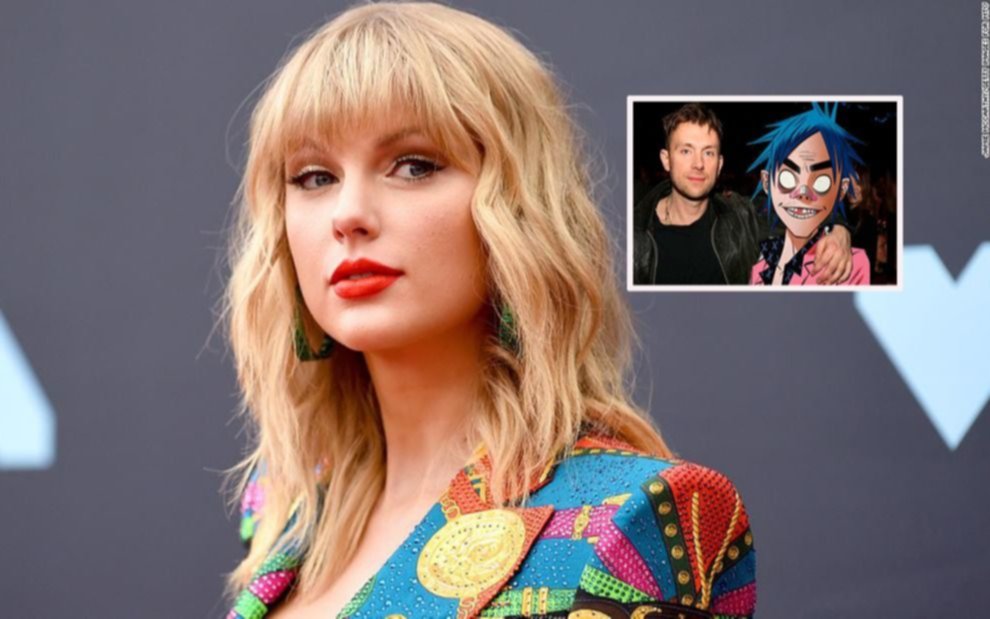 Taylor Swift y Damon Albarn, fundador de Gorillaz se cruzaron en las redes sociales