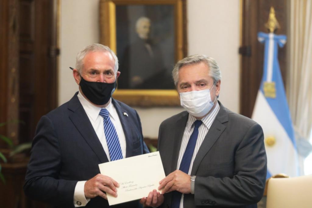 El nuevo embajador de EE UU presentó sus cartas credenciales en la Rosada