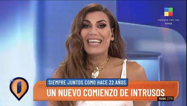 Emoción y una perlita en el debut de Flor de la V en “Intrusos”