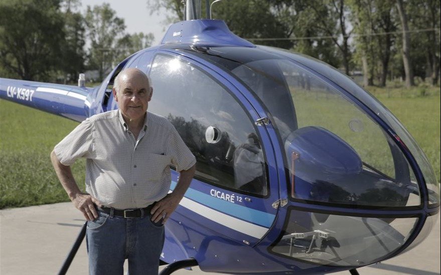 Falleció Augusto Cicaré, reconocido fabricante de helicópteros, tenía 84 años 