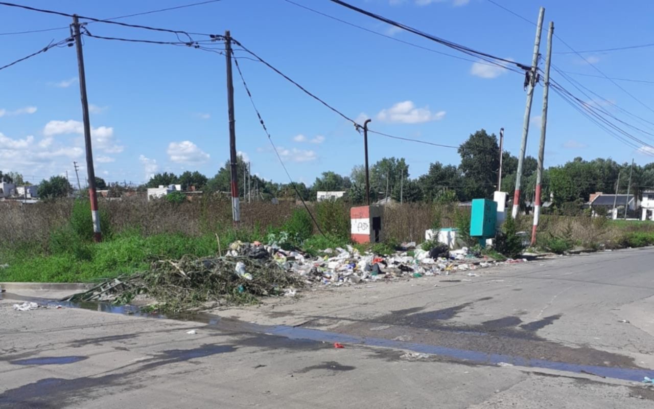 Vecinos de Altos de San Lorenzo denuncian un basural cada vez más grande