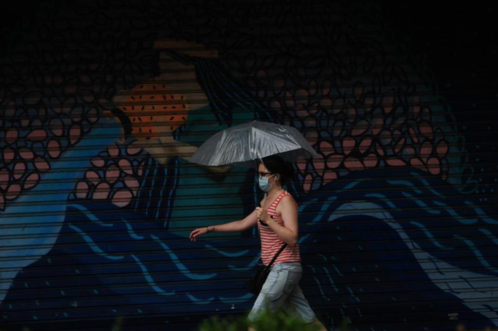 La Plata en imágenes Un clima de locos