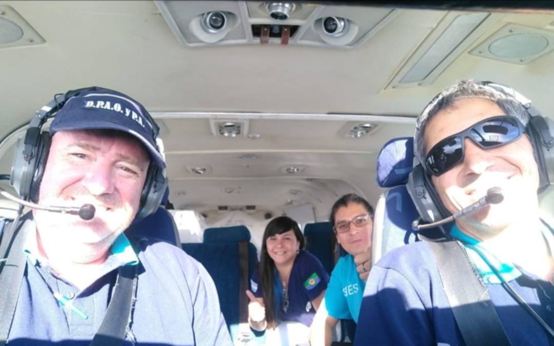 Un vuelo sanitario: “la luna de miel y la hora dorada del bebé"