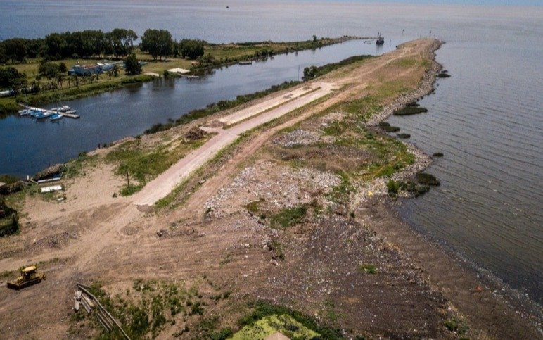 Municipio avanza con la obra del Parque de la Ribera de Quilmes