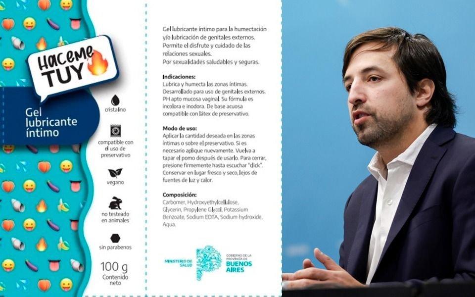 Kreplak defendió la campaña de reparto de gel íntimo en Provincia en medio de la polémica