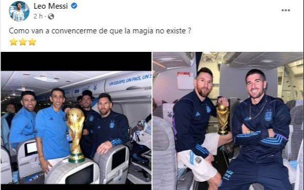 Messi y la Copa, un romance que no se detiene: nueva publicación y furor en las redes