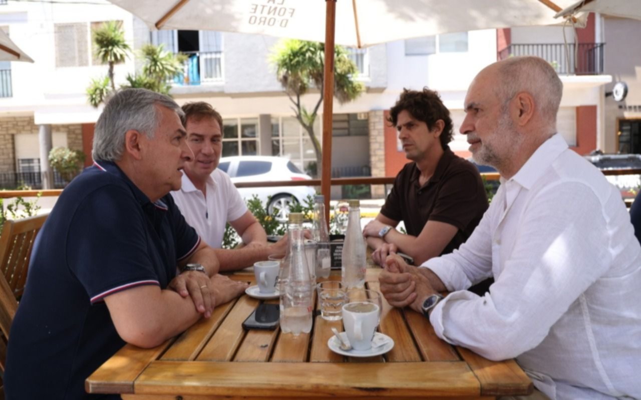 En medio de la interna, Larreta, Morales y Lousteau tuvieron una cumbre en Mar del Plata