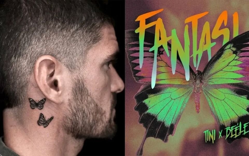 De Paul redobló la apuesta: tatuaje vinculado a Tini en medio del escándalo con Camila Homs
