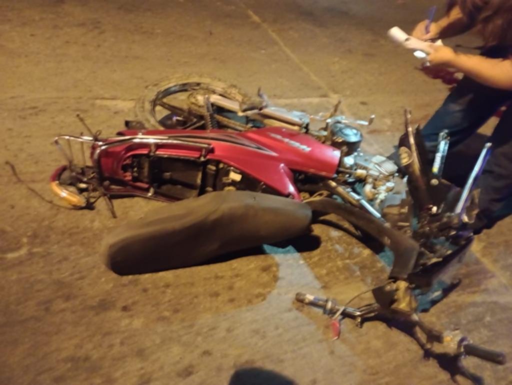 El tránsito se cobró la vida de un joven motociclista