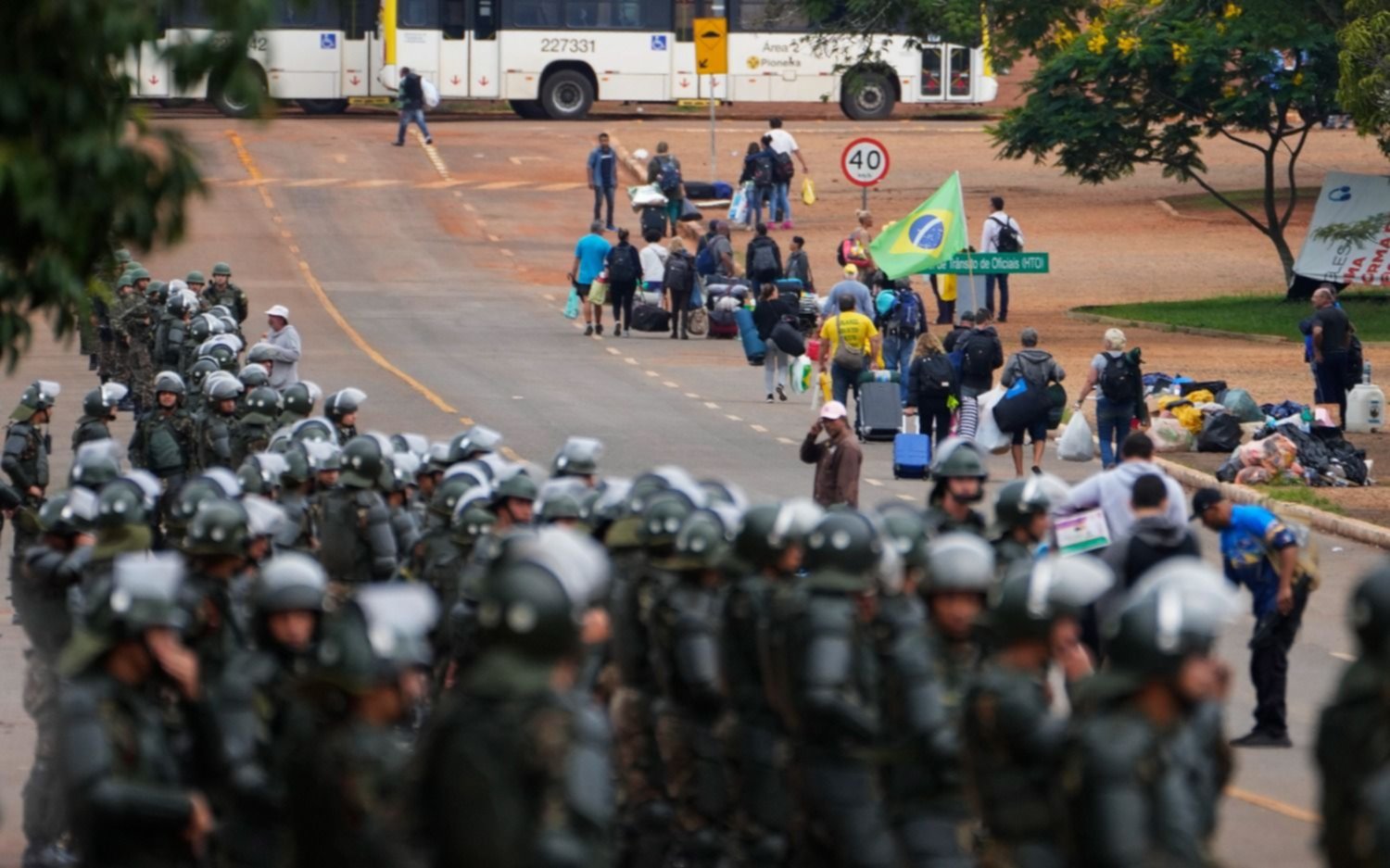 VIDEO.- Brasil: hay más de 1.200 detenidos entre los seguidores de Bolsonaro