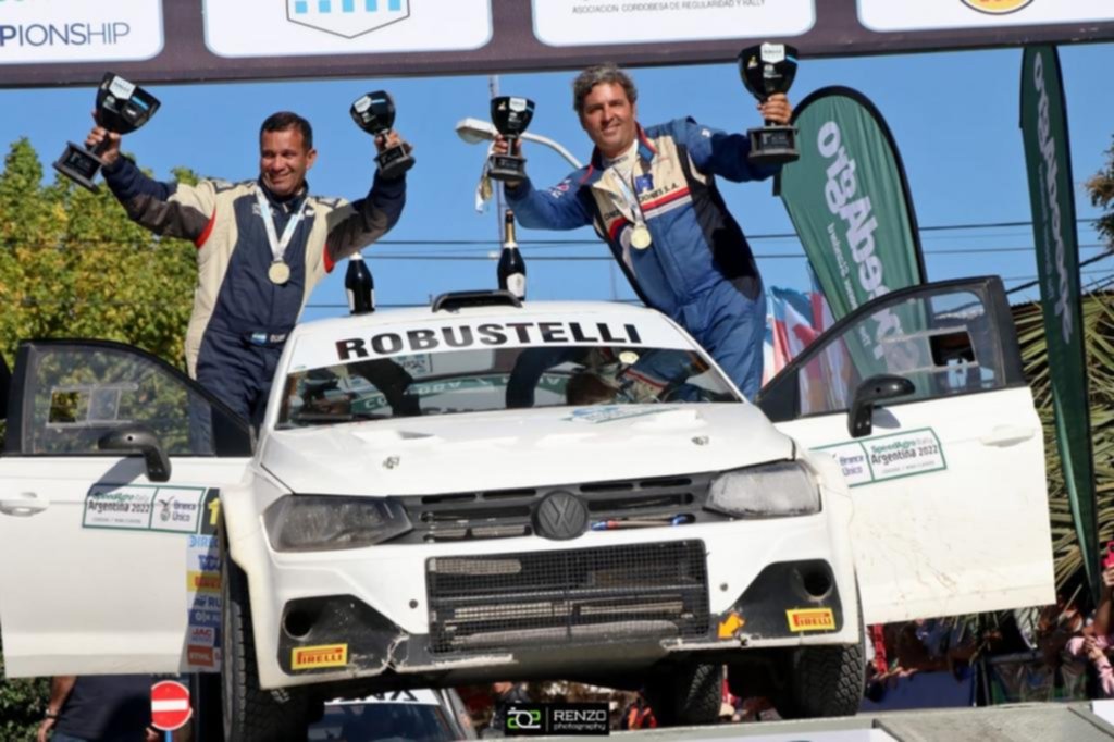 Robustelli, campeón en Rally
