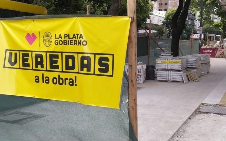 La Justicia ahora le dio luz verde a los trabajos en las veredas de Avenida 7