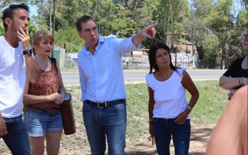 Con el eje en la inseguridad, Santilli sigue recorriendo el Conurbano