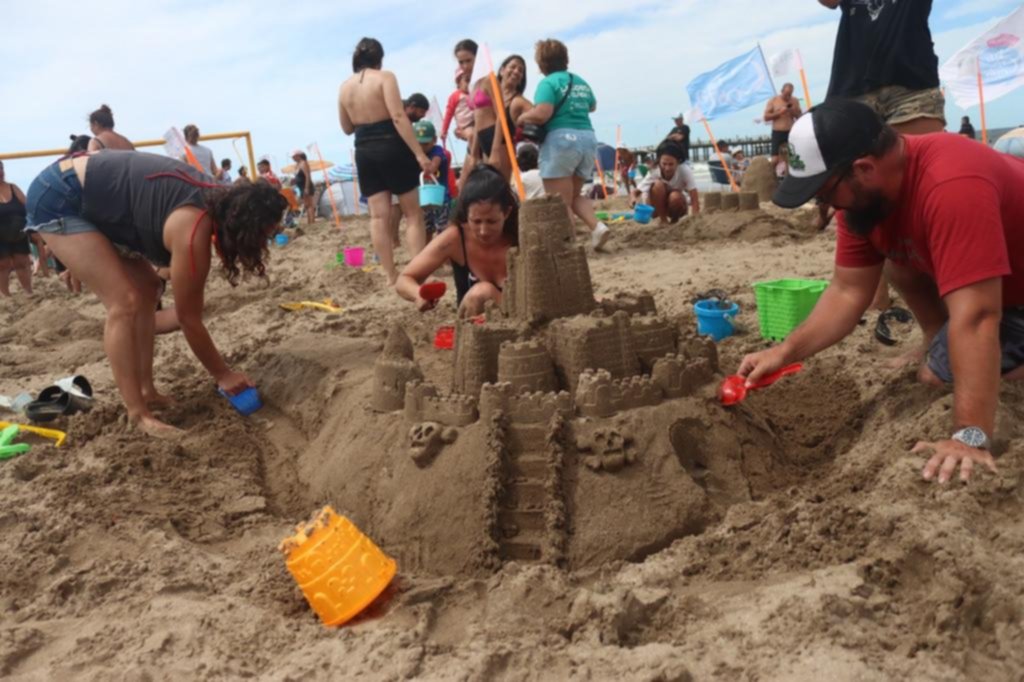 El concurso de castillos de arena ya coronó a sus primeros campeones