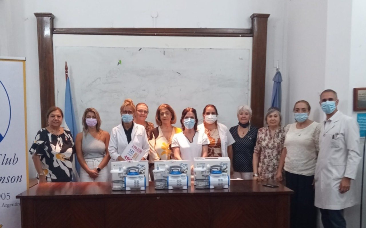 El Rotary Club hizo entrega de donaciones de aspiradoras al Hospital San Juan de Dios