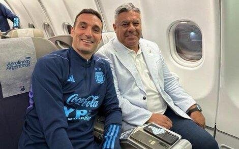 Scaloni viaja a Buenos Aires para la cumbre con “Chiqui”