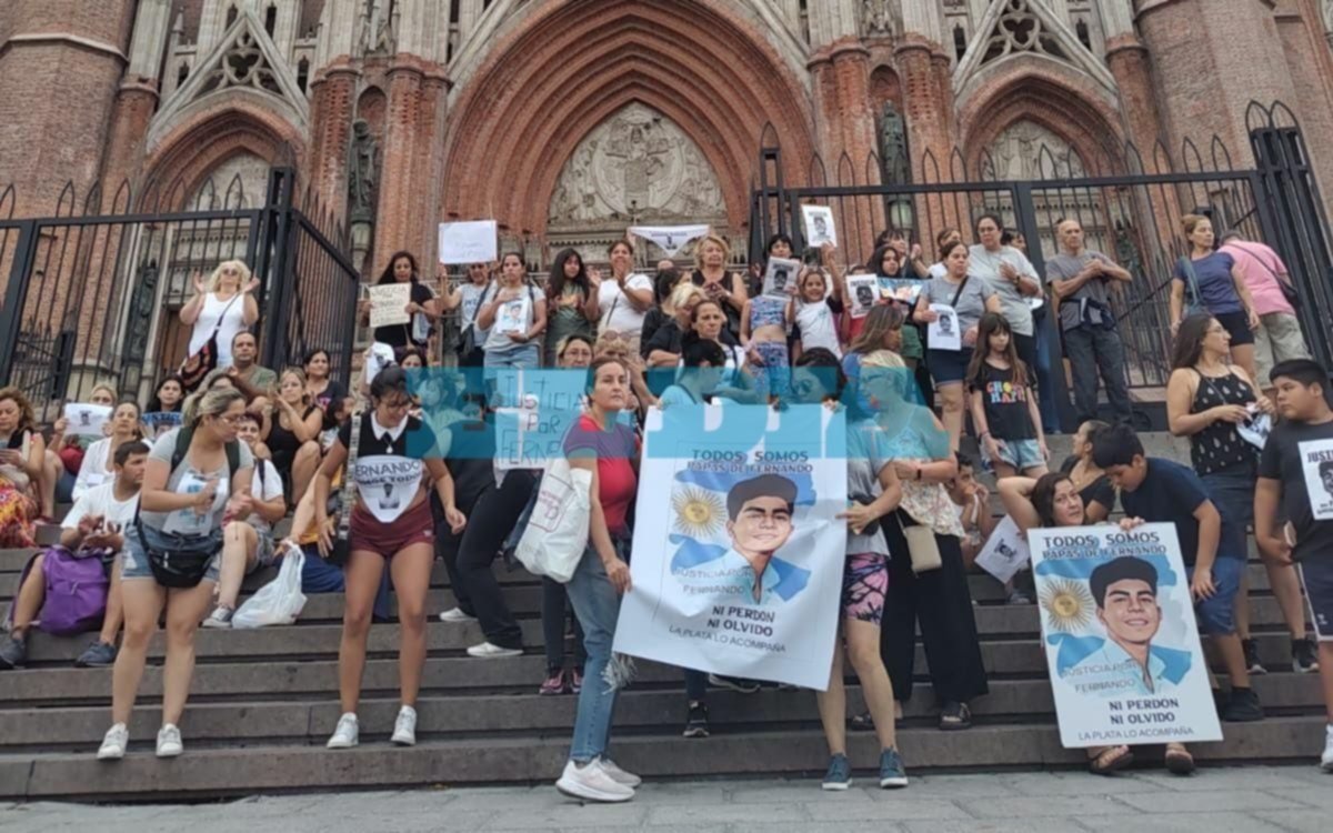 En La Plata también recordaron a Fernando Báez Sosa