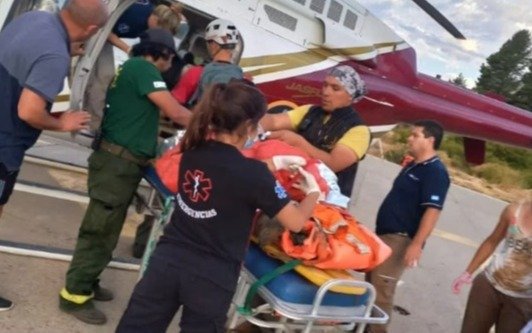 Se le debió amputar una pierna a la platense arrastrada por el alud en Bariloche