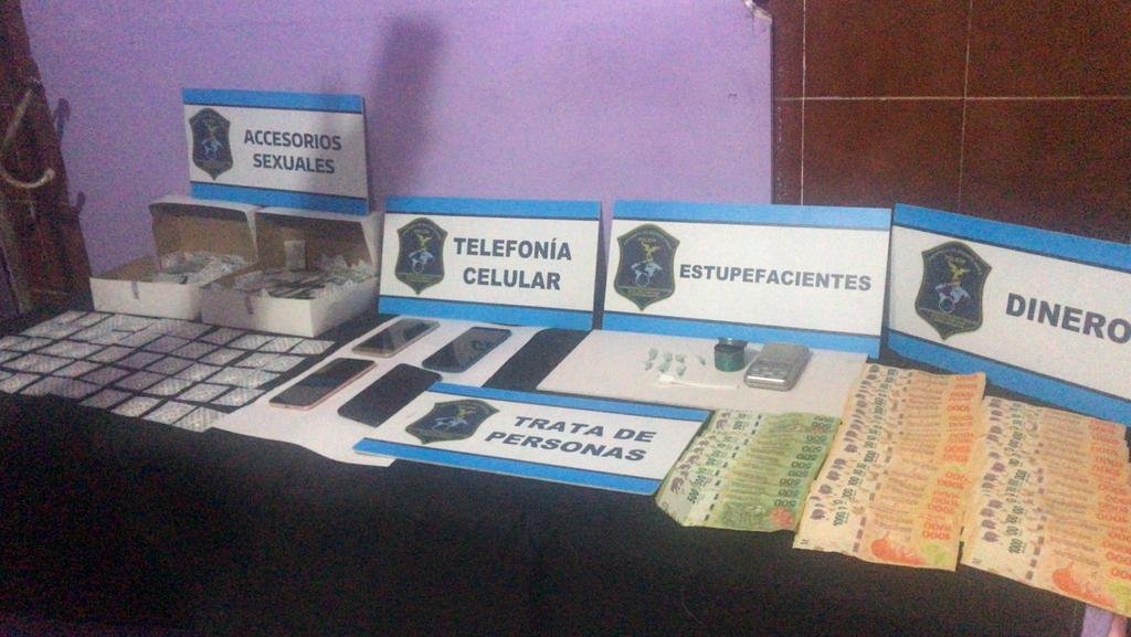 Allanamientos, drogas, y un aprehendido tras clausurar un prostíbulo
