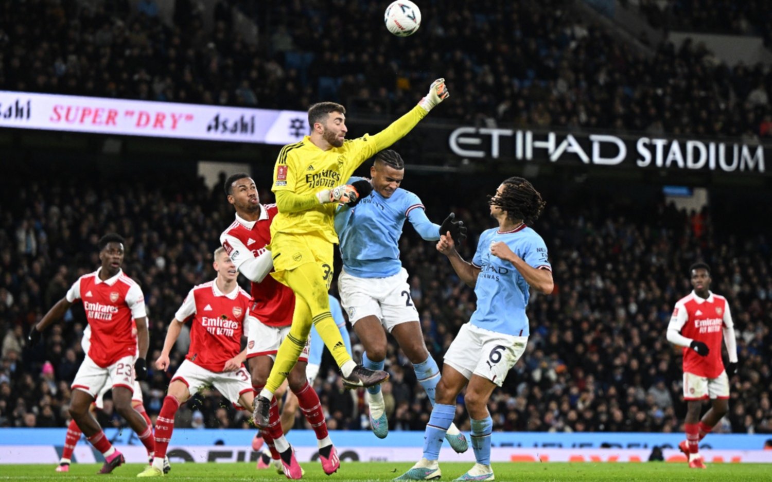 VIDEO. El Manchester City venció al Arsenal y avanzó a octavos de final de la FA Cup