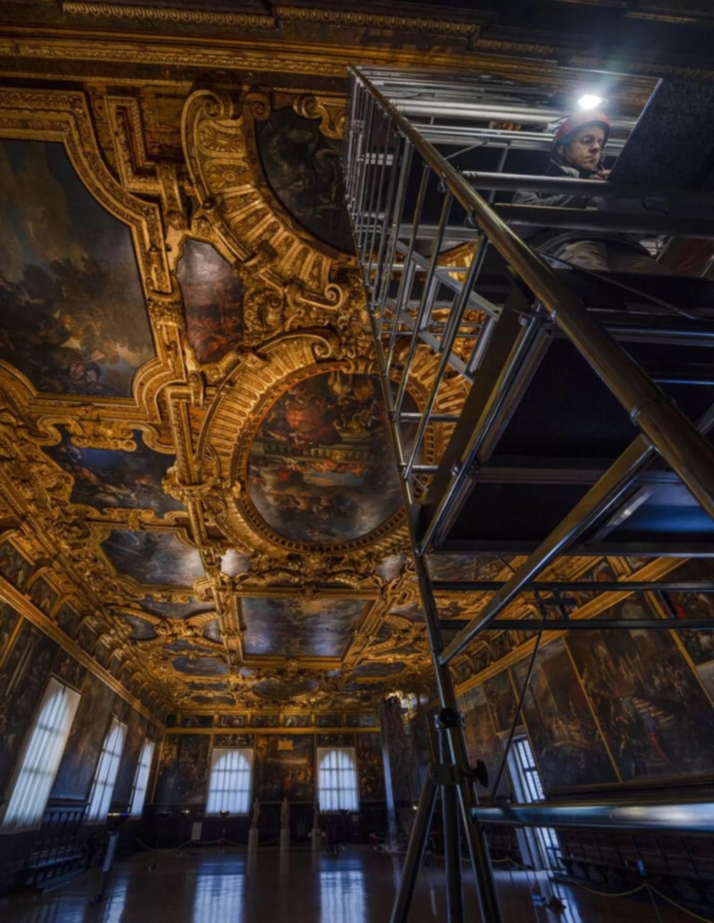 Al rescate del arte en un palacio veneciano