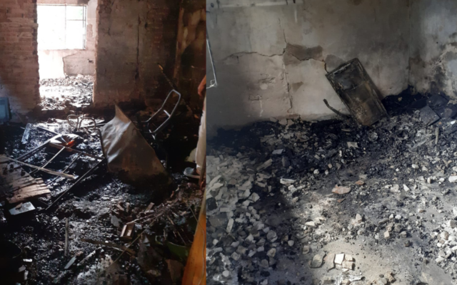 Feroz incendio en una casa en Tolosa: la familia perdió todo