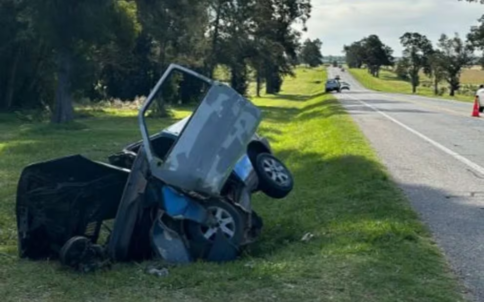 Uruguay: argentino manejaba alcoholizado y protagonizó un impactante choque