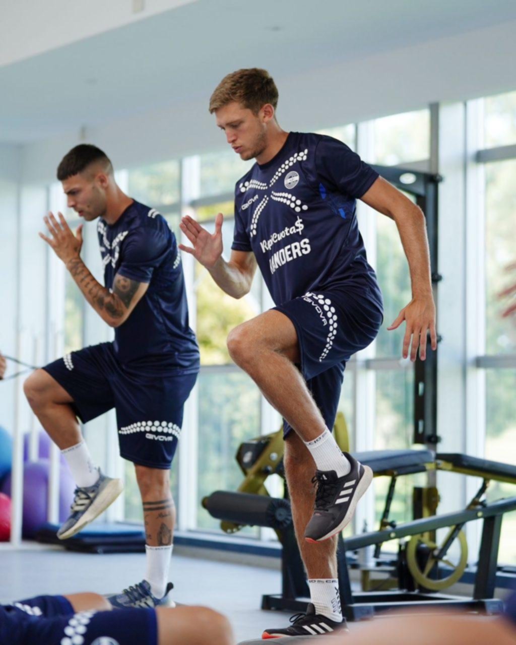 El plantel no descansa mientras prepara el viaje a Uruguay