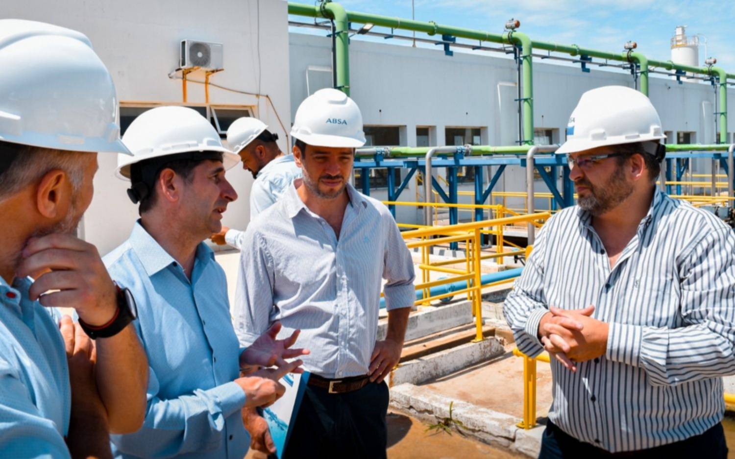 Las nuevas autoridades de Absa estuvieron en la planta de Punta Lara