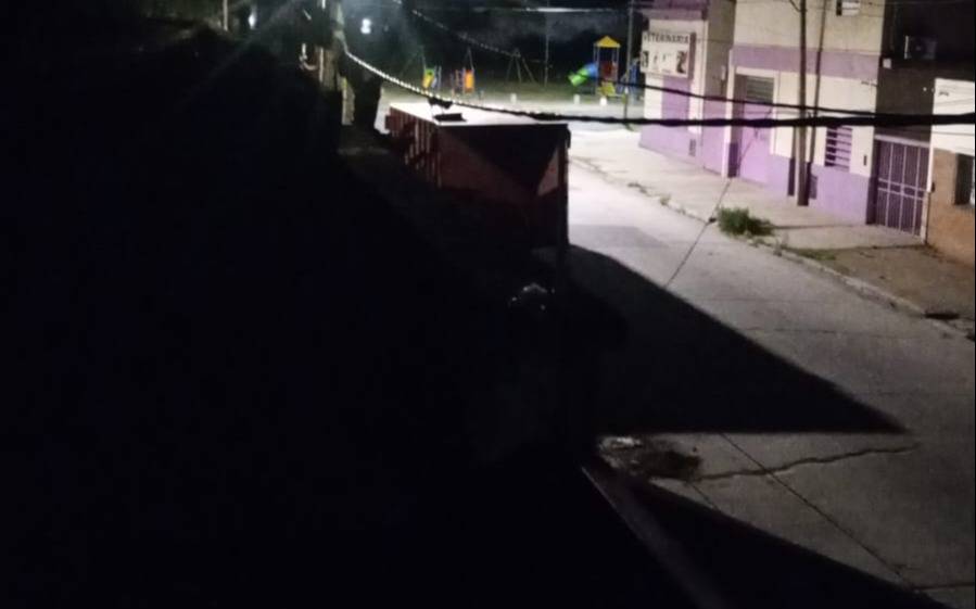 Una zona de Barrio Hipódromo, a oscuras
