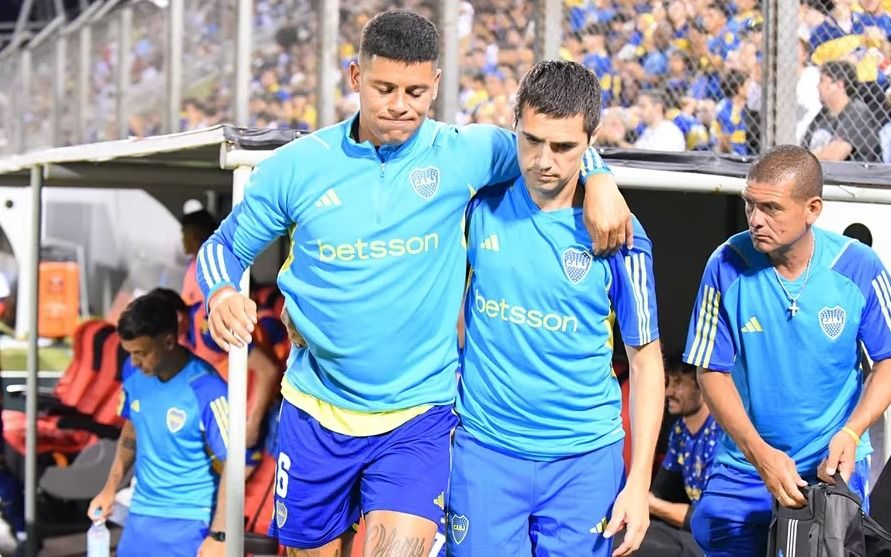 Boca confirmó la lesión de Marcos Rojo y cuánto tiempo demandará la recuperación