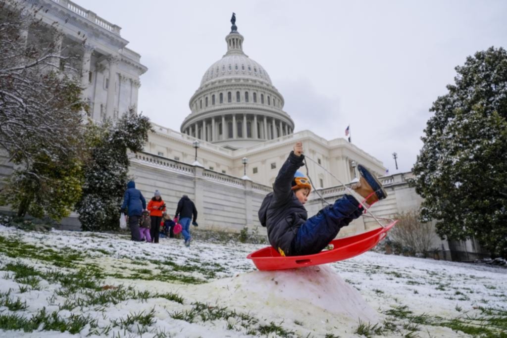 Ola de frío ártico y nieve en Estados Unidos: los peligrosos