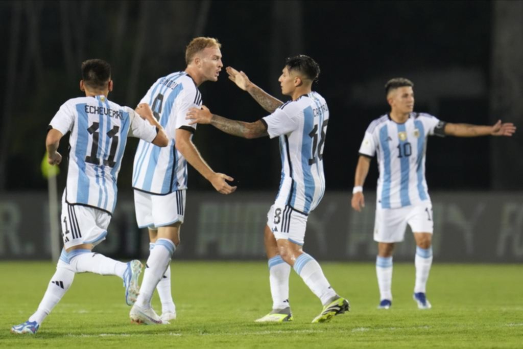 Un agónico empate logró el Sub-23 en su debut por el Preolímpico frente a Paraguay