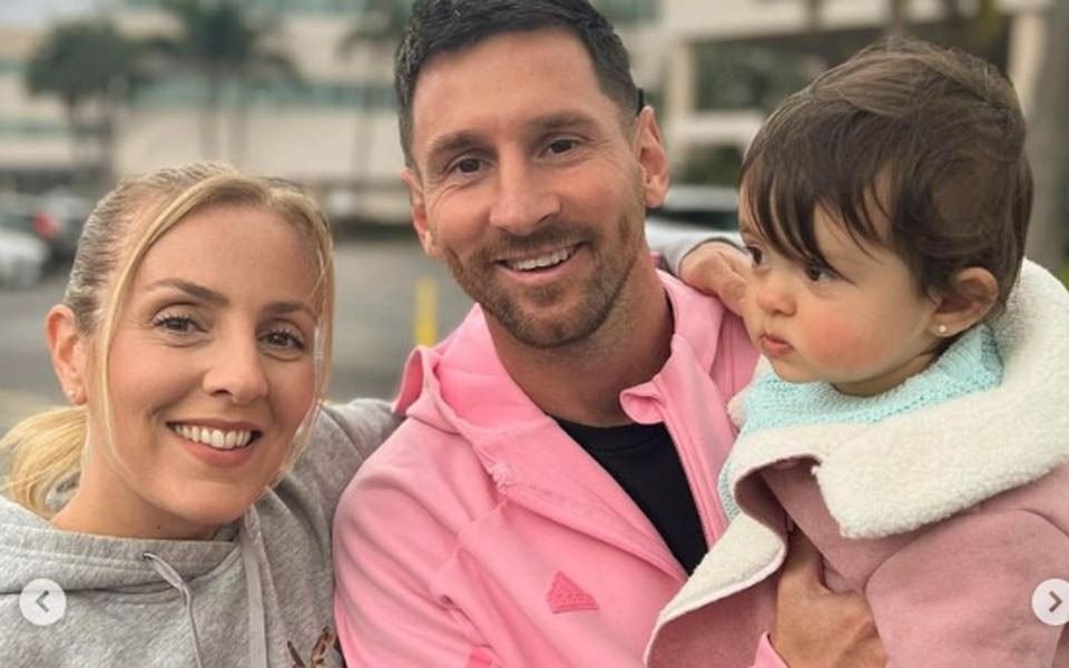 El gesto de Lionel Messi con la hijita de Corita Dibarbieri y Martín Arévalo 