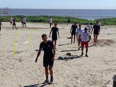 Camba concluyó el trabajo en arena