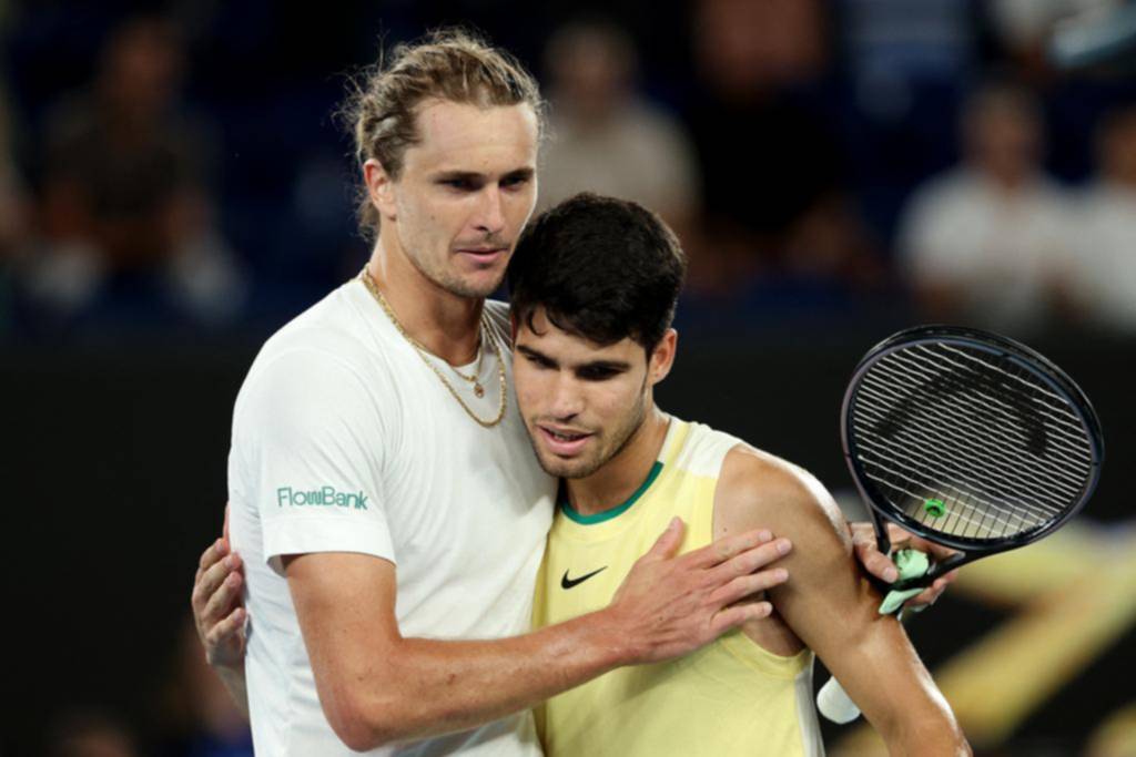 Australia: Zverev despachó a Alcaraz