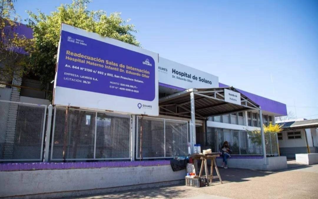 Obras en el Hospital Oller de Solano