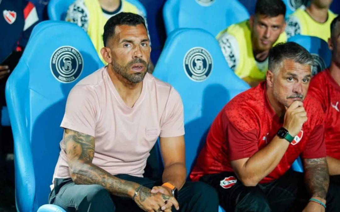 "Me voy contento con el resultado", aseguró Carlos Tévez tras las victoria de Independiente