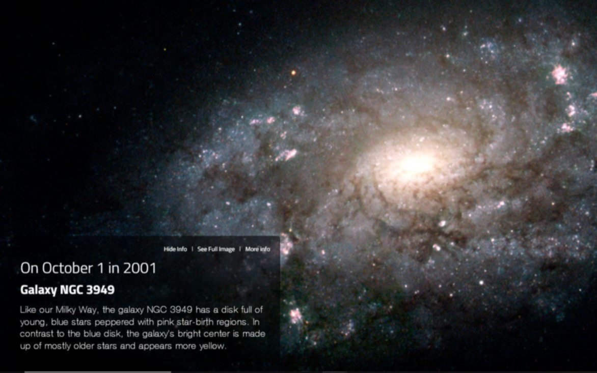 La sensacional imagen que muestra la NASA tomada por el Hubble el día de tu cumpleaños: cómo se puede ver